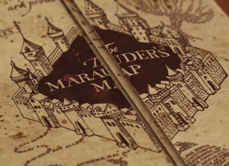 Карта мародеров Гарри Поттер