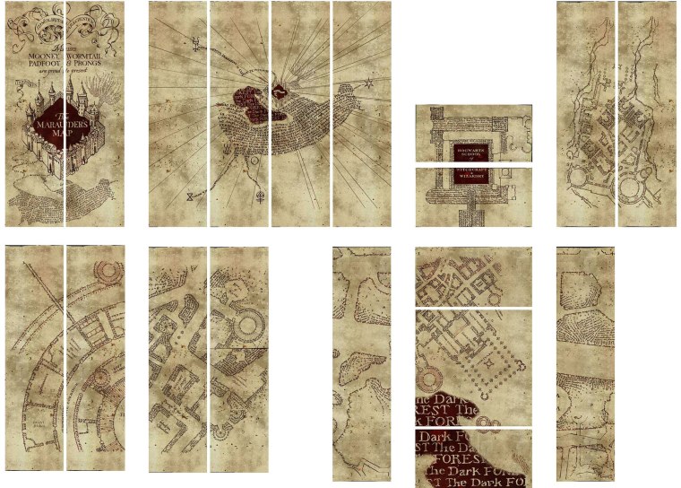 Карта Хогсмида Гарри Поттер