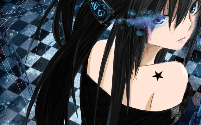 Аниме девушка злая