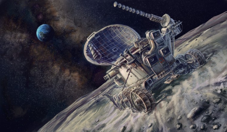 Юрий Гагарин арт полигональ