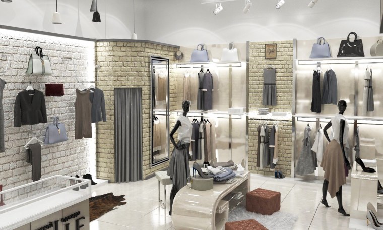 Красивый магазин одежды