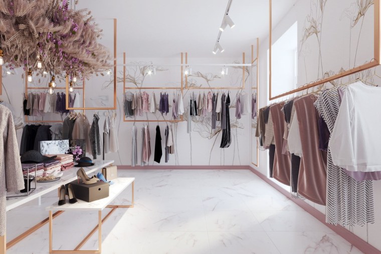 Красивые бутики одежды