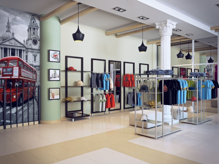 Оборудование для магазина одежды