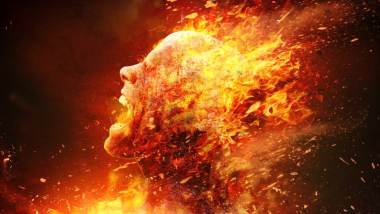 Голова в огне