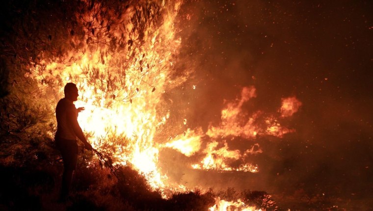 Огненный человек арт