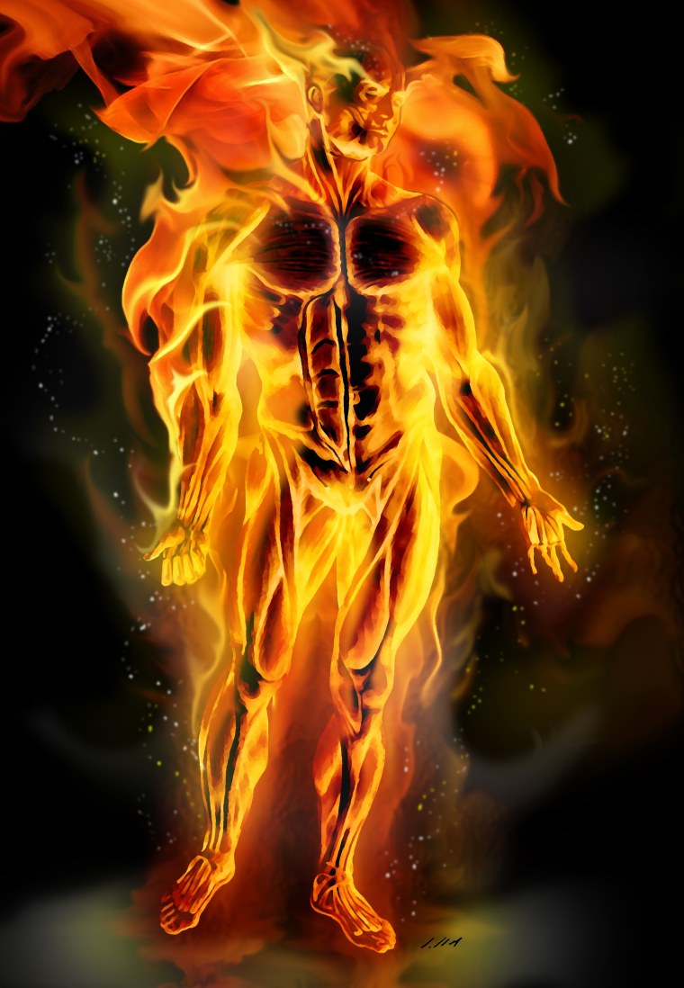 Огненный человек