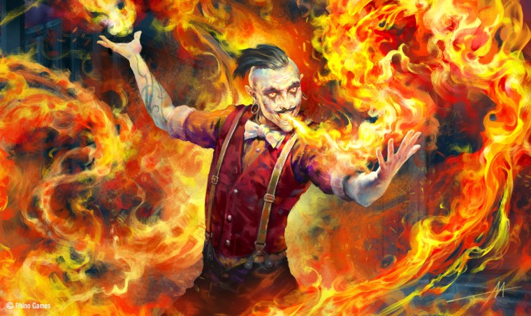 Огненный человек