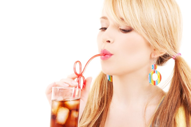 Девушка со смузи