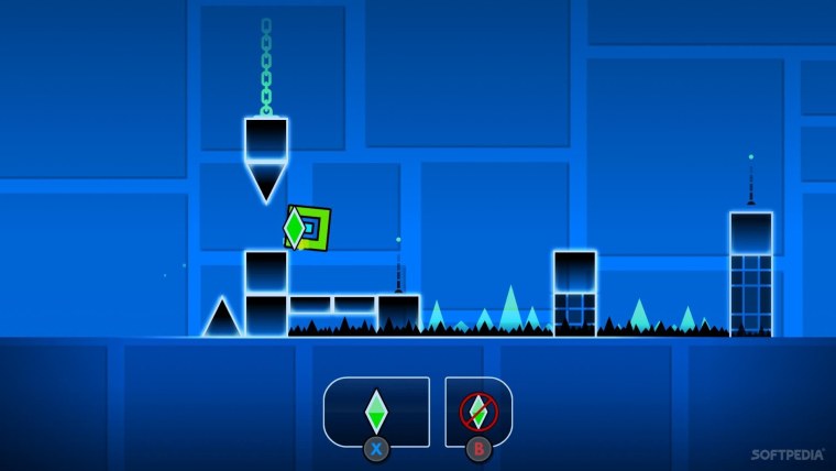 Куб из игры Geometry Dash