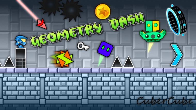 Gold Temple Geometry Dash