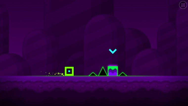 Неон стиль Geometry Dash