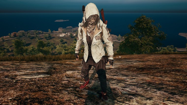 ПАБГ Leather Hoodie (White)