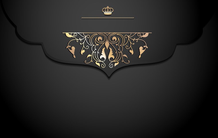 Чёрные обои на стену