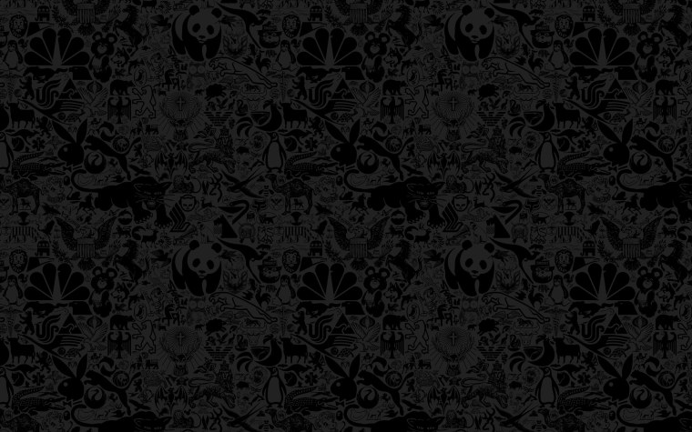 Темный фон с узорами