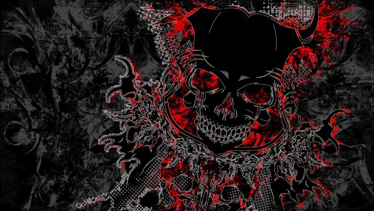 Черный фон с узорами