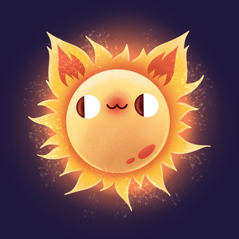 Девушка в солнечных лучах