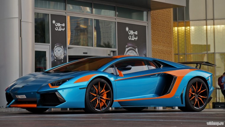 Ламборджини авентадор оранжевый