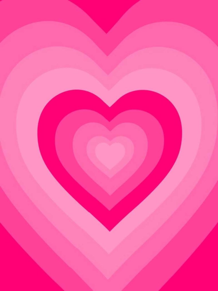 Неоновые сердечки на черном фоне