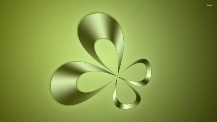 Обои Клевер четырехлистный