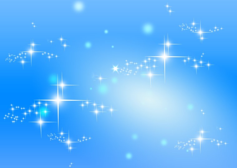 Голубой фон со звездочками