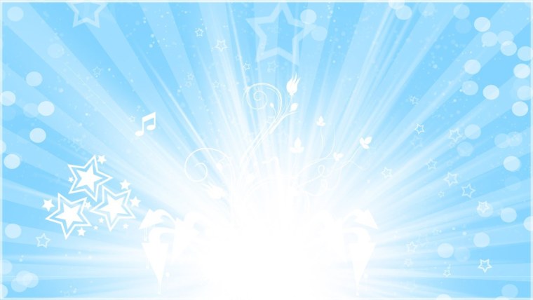 Голубой фон с лучами