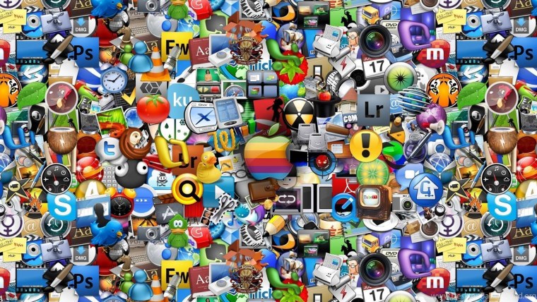 Фон где много всего