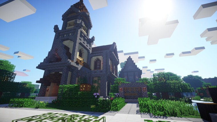 Деревня майнкрафт шейдер