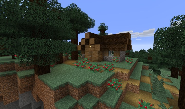Майнкрафт без шейдеров деревня