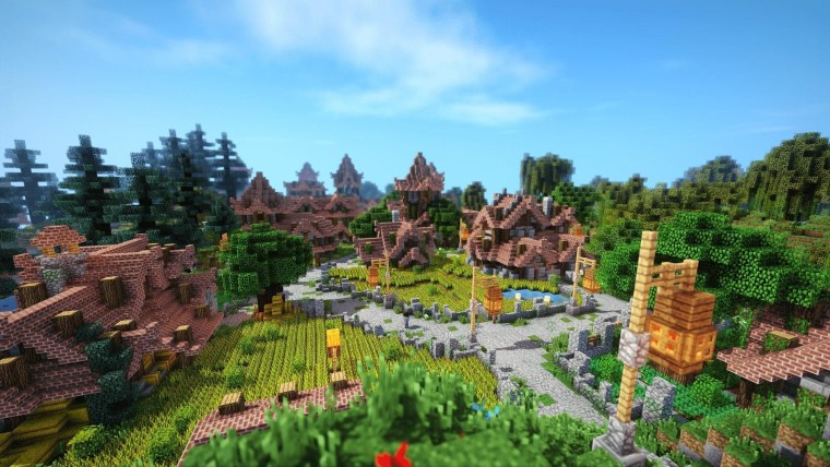 РПГ деревня майнкрафт