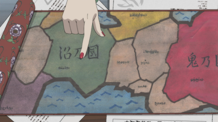 Карта стран мира Наруто