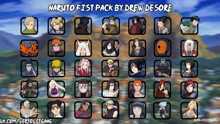 Карта Наруто