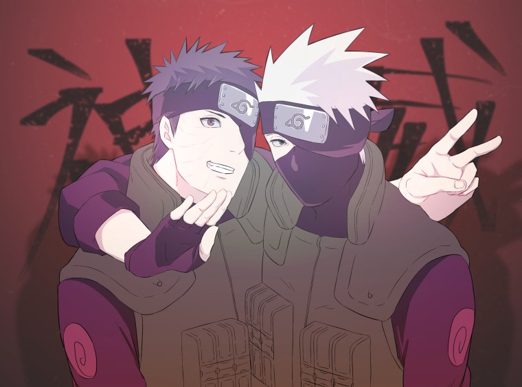 Наруто Какаши и Обито