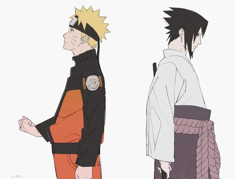 Наруто и Саске парная ава