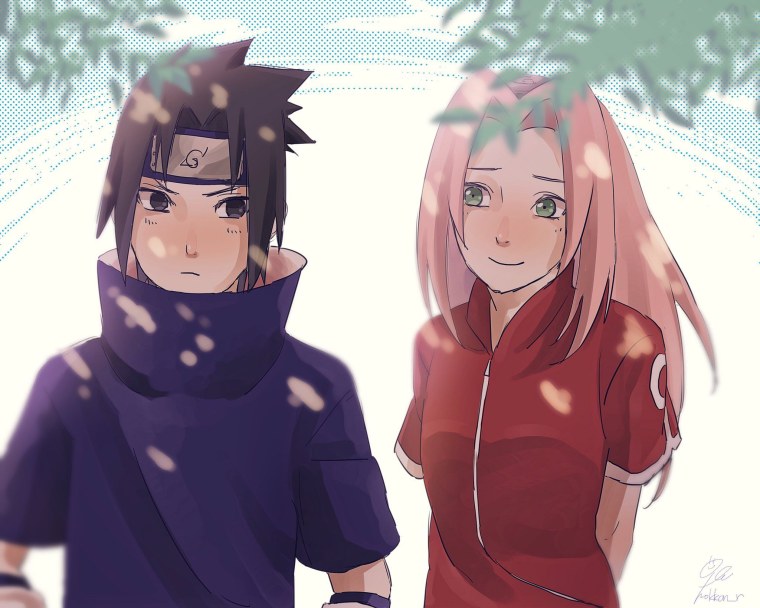 Аниме Наруто Саске и Сакура