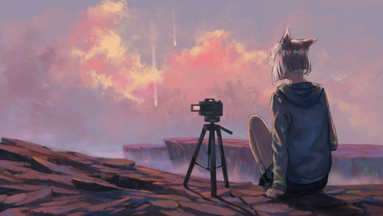 Атмосферные аниме рабочие столы