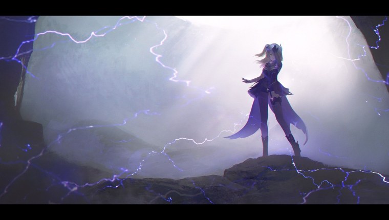 Аниме девушка в городе