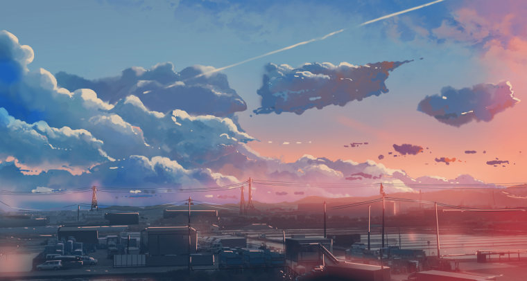 Рассвет аниме Макото Синкая