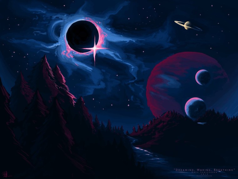 Кровавая Луна арт