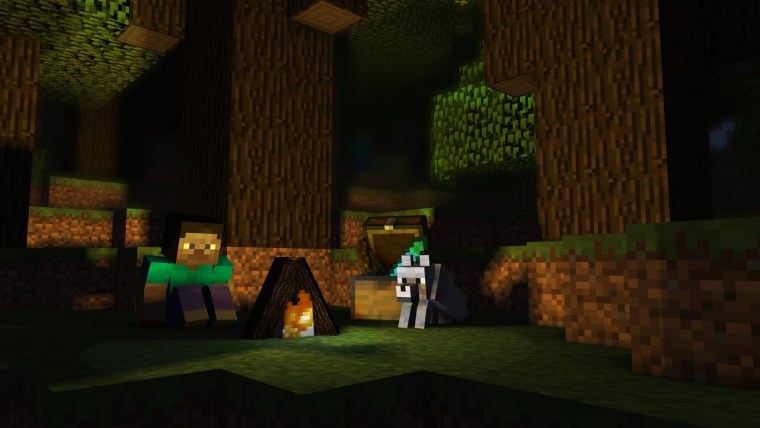 Тёмный лес майнкрафт