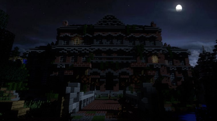 Страшный дом в МАЙНКРАФТЕ