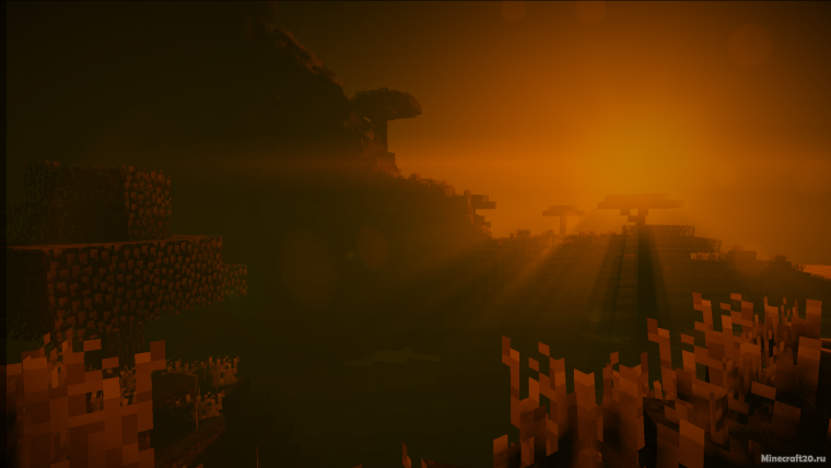 Зомби с шейдерами в МАЙНКРАФТЕ