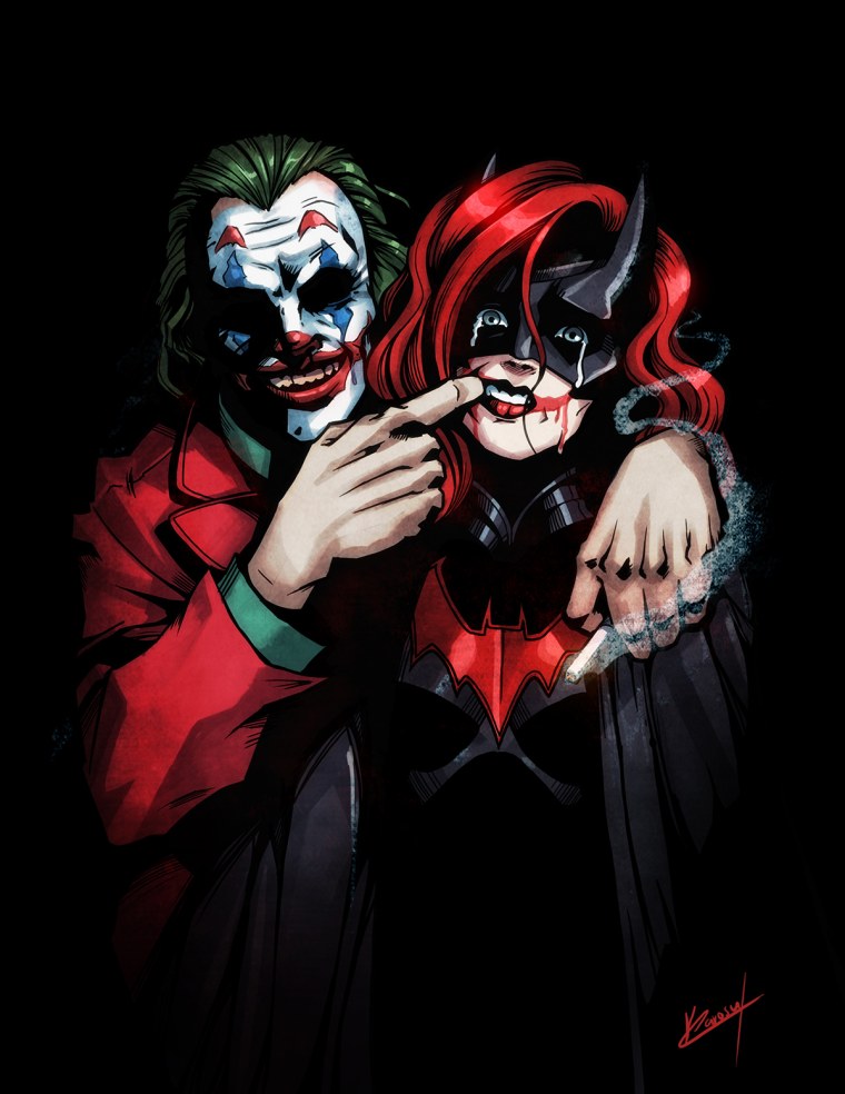 Джокер красно-черный