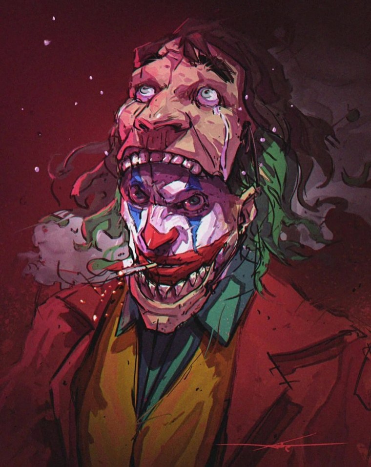 Джокер страшная улыбка