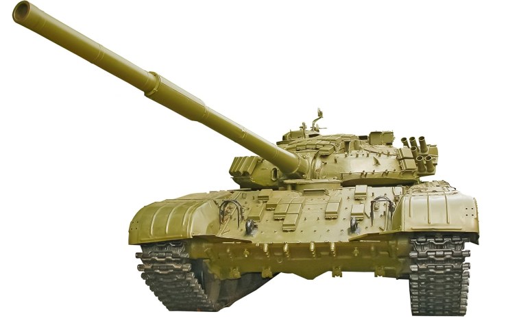 Танк на прозрачном фоне