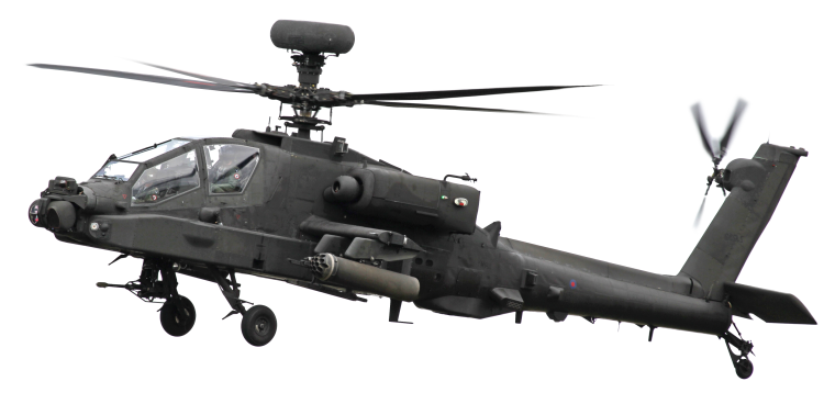 Апач 64 сбоку