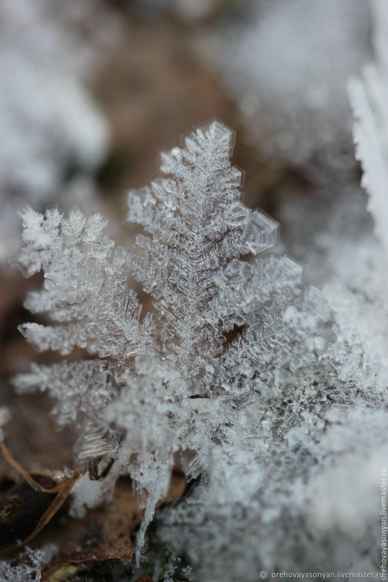 Весенние льдинки кружева
