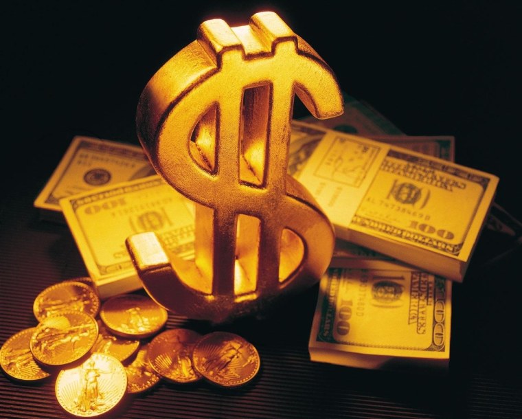 Доллары золото богатство