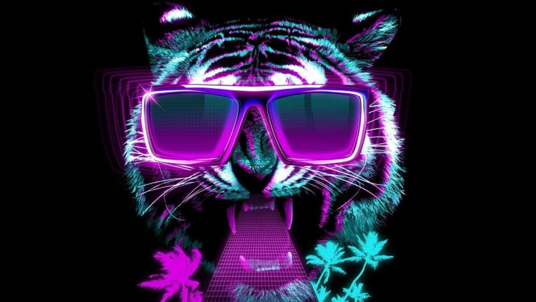 Неоновые обои