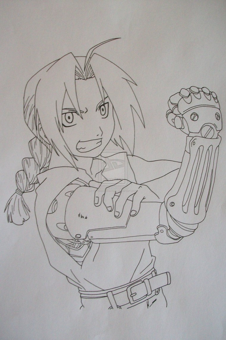 Эдвард для рисования стальной алхимик