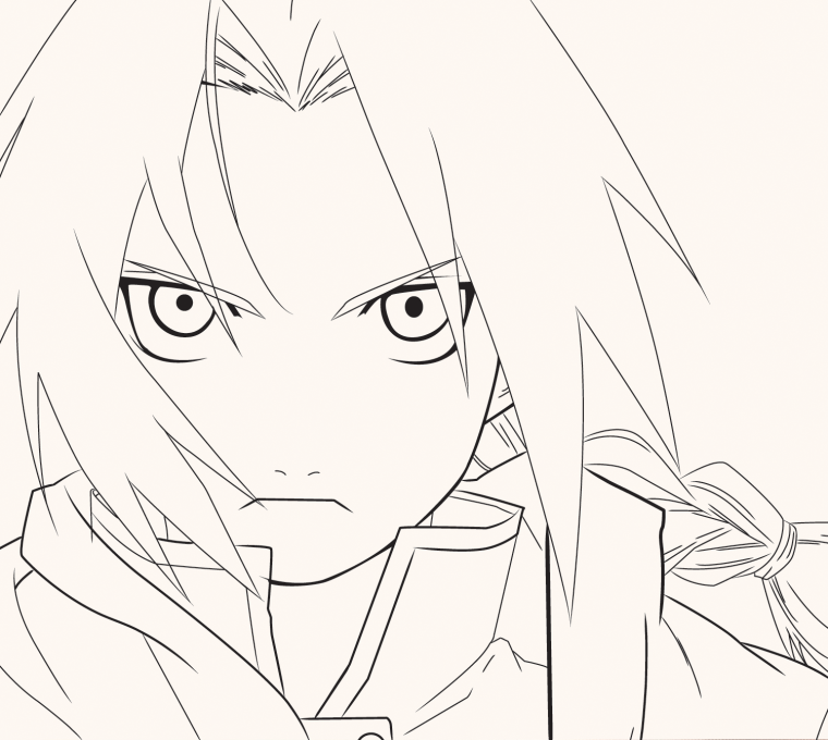 Раскраски аниме стальной алхимик